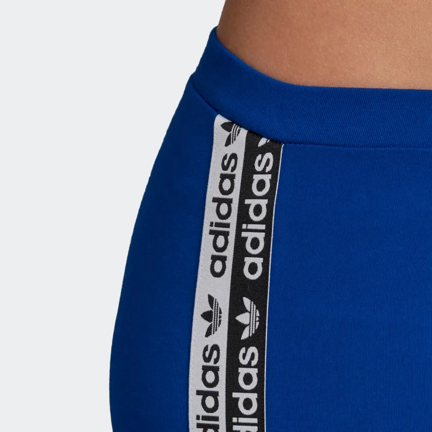 Womens Adidas Originals Tape Tights Leggings (Collegiate Royal)