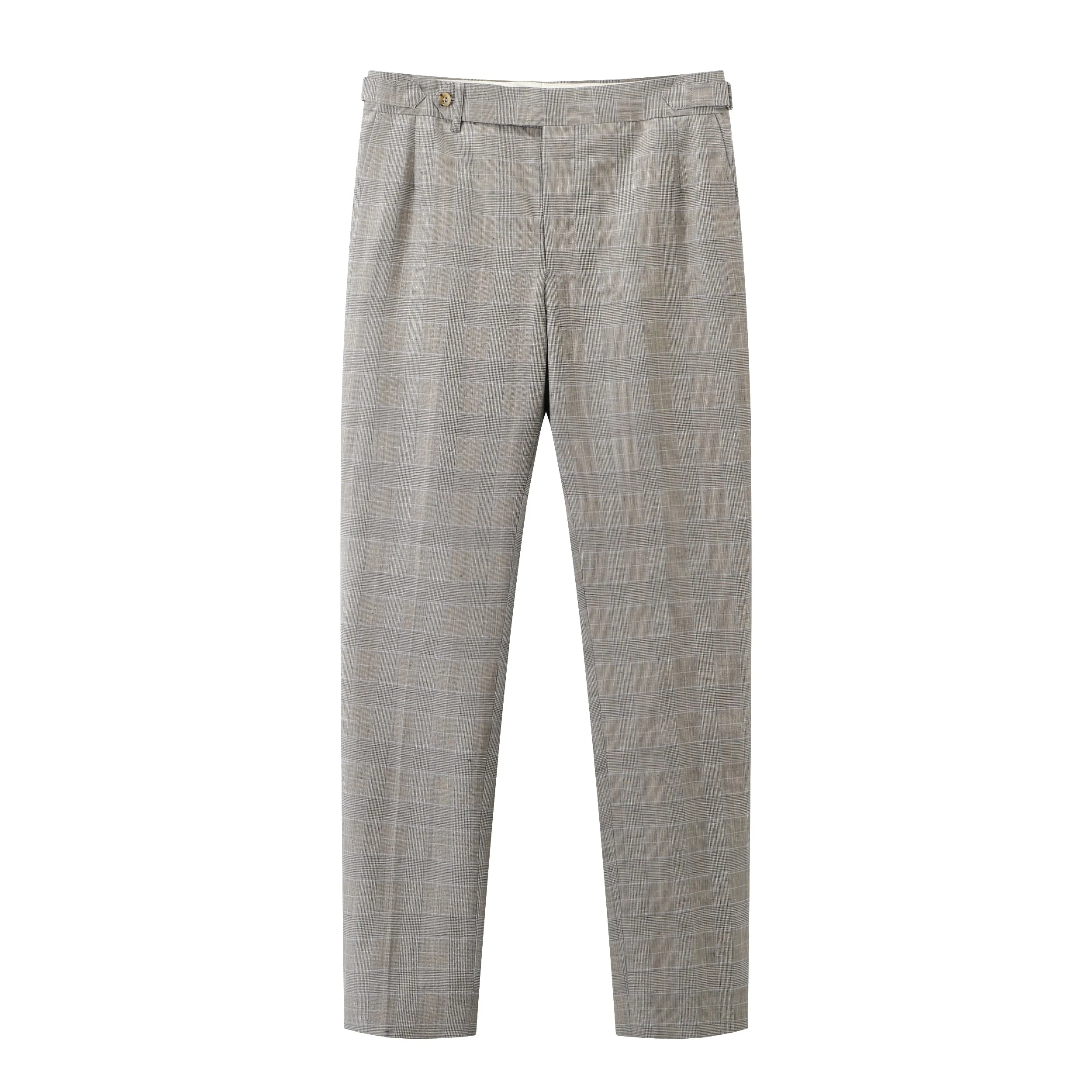 WOOL LINEN TROUSERS - K.KNOLL