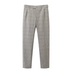 WOOL LINEN TROUSERS - K.KNOLL