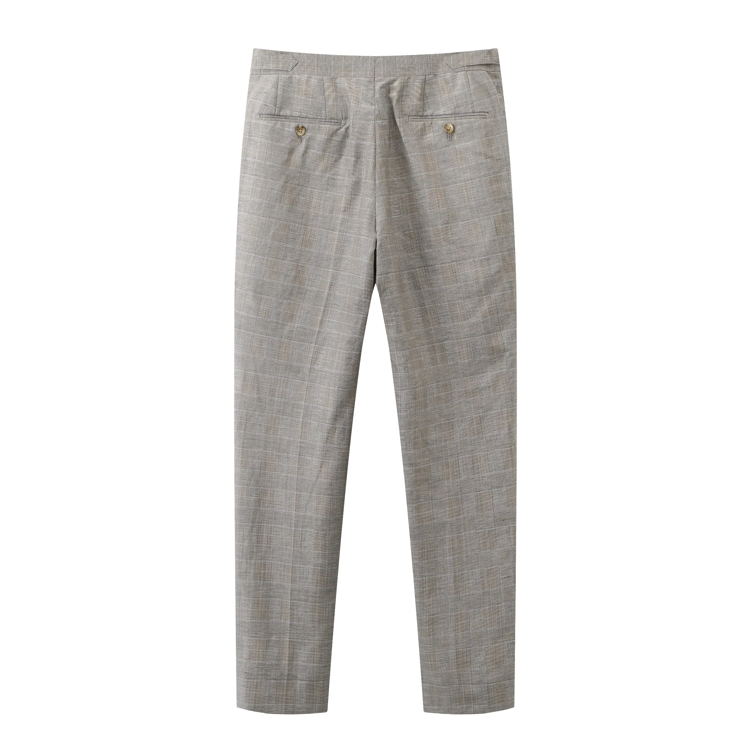 WOOL LINEN TROUSERS - K.KNOLL