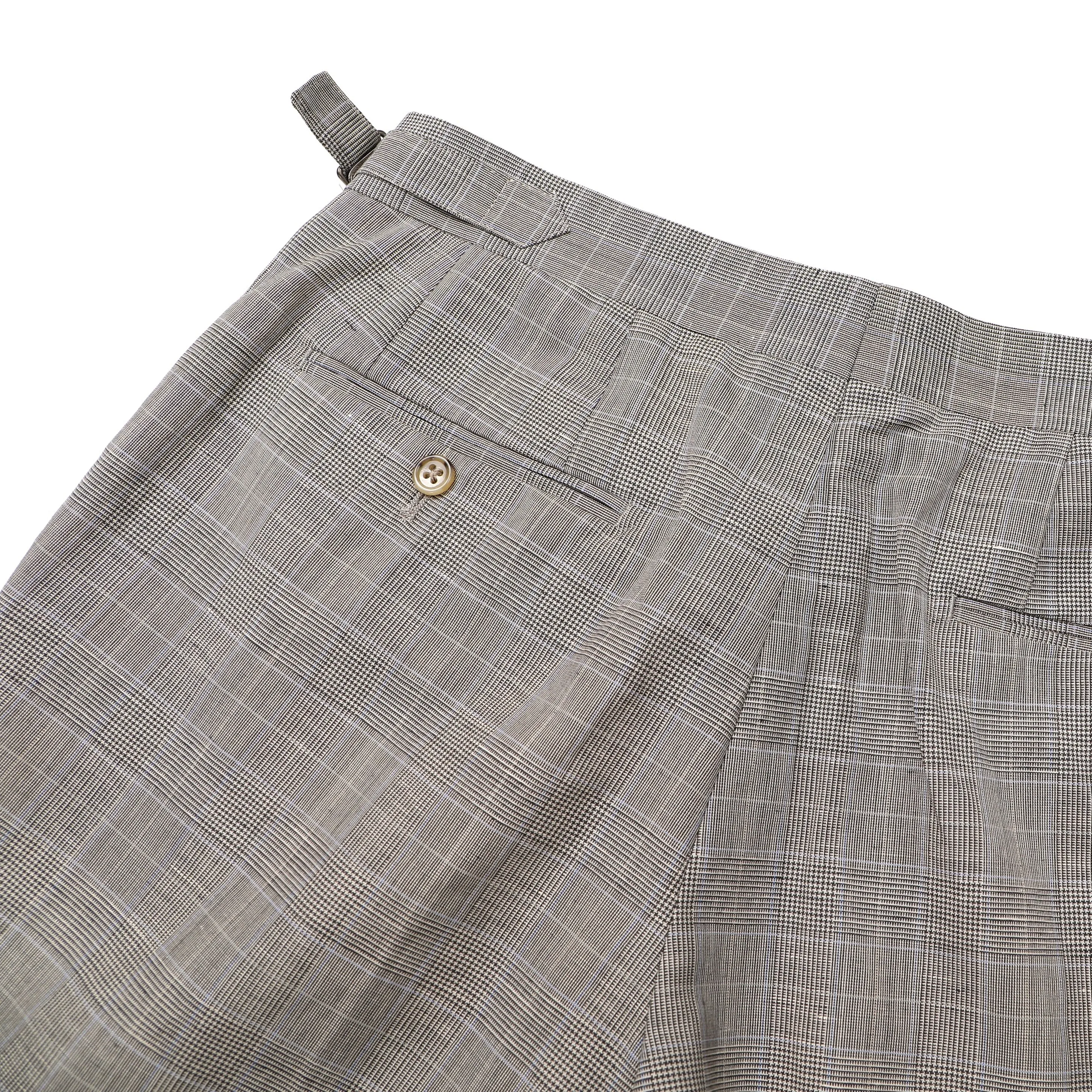 WOOL LINEN TROUSERS - K.KNOLL