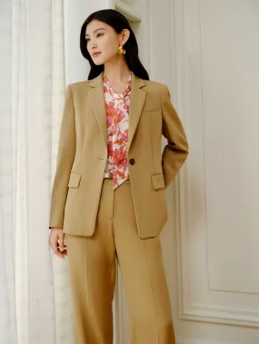 YAYING Silk Suit Jacket EPJES1153BE