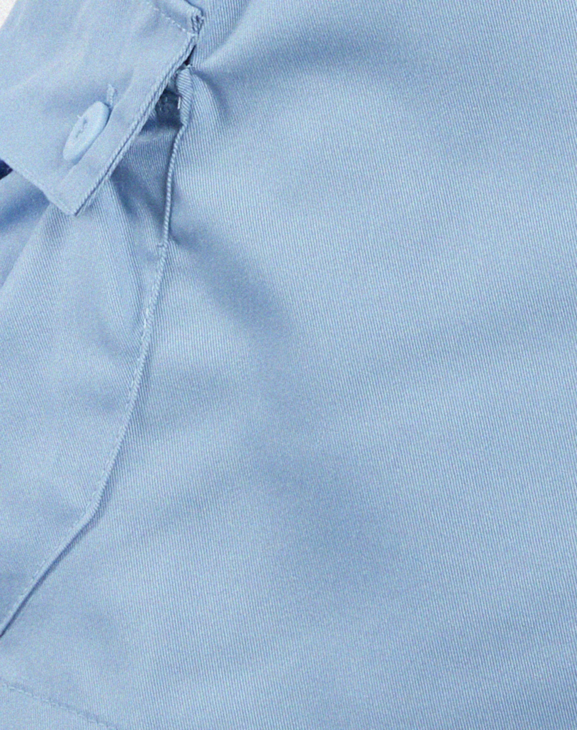 Zephyr Mini Cargo Skirt in Cotton Drill Blue